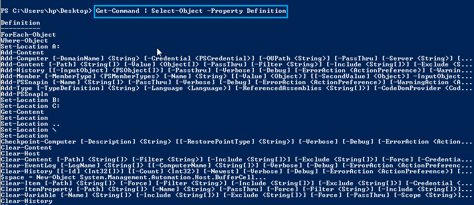 PowerShell_Get-Command_Select-Object